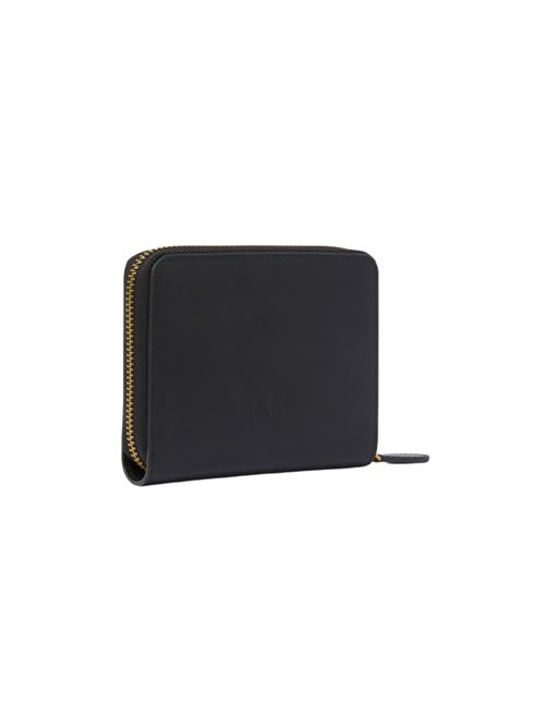 PORTAFOGLIO QUADRATO ZIP-AROUND IN PELLE PINKO | 100249 A0F1Z99Q